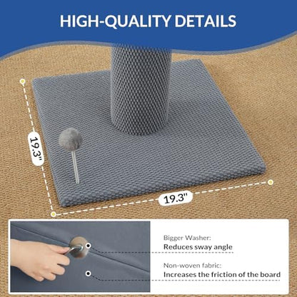 Cat Craft 41" Cat Scratching Post, Gray