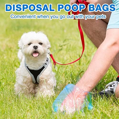 Teling 3000 Count Dog Poop Bags with 3 Dispensers, Blue
