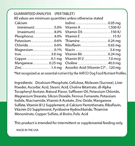 Healthy Breeds Poodle Multi-Tabs Plus Chewable Tablets 180 Count