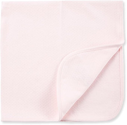 Little Me Blankets for Baby Girls' Pink Bear Swaddling Receiving Blanket