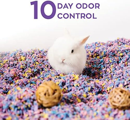 Carefresh Confetti Small Pet Bedding, 99% Dust-Free Natural Paper with Superior 10 Day Odor Control & Absorption for Guinea Pigs, Hamsters, 50L, (Pack May Vary) (L0410)