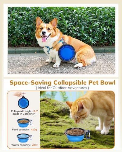Morpilot Pet Carrier for Large Cats, Puppies & Small Dogs Up to 25lbs