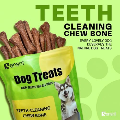 Dog Dental Chews Teeth-Cleaning Bones - 10 Oz (285g) Long Lasting Dental Care Treats for Dogs, Edible Chew Bones for Plaque & Tartar Removal, Healthy Chicken Flavor Dog Treats for All Breeds