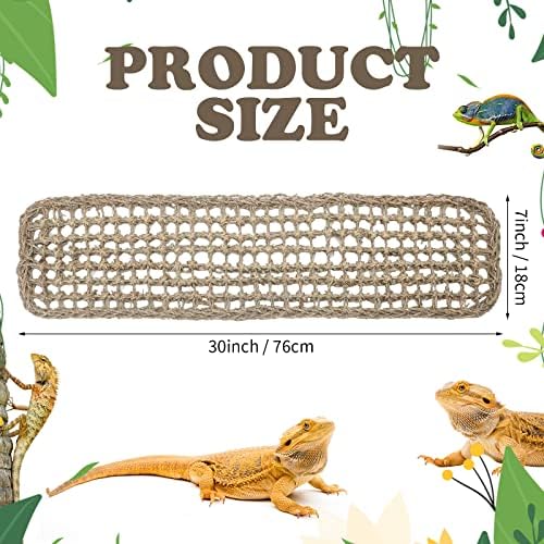 Silkfly Large Beard Dragon Hammock, 30 x 7 Inch, Rectangle, Brown