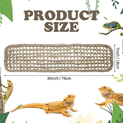 Silkfly Large Beard Dragon Hammock, 30 x 7 Inch, Rectangle, Brown