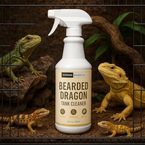 Bearded Dragon Tank Cleaner Spray, 32oz – Non-Toxic, No-Rinse, Made in USA