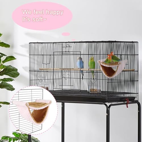 BWOGUE Bird Nest Bed Hanging Hammock, Parakeet Bed for Cage, Cockatiel Bed
