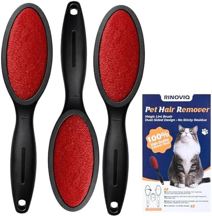 Magic Lint Remover Brush for Pet Hair, Reusable, 3 Pack