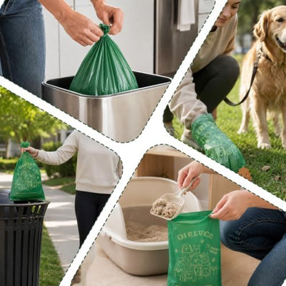 24 Rolls 240 Coreless Dog Poo Bags, Thick Dog Waste Bags for Walks