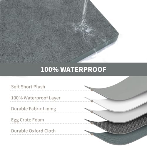 Waterproof Orthopedic Outdoor Dog Bed XL for Extra Large Dogs