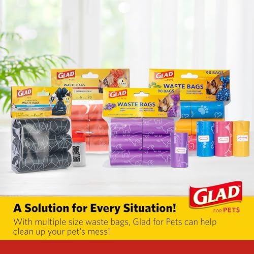 Glad Extra Large Heavy Duty Scented Dog Waste Bags, 360 Count Value Pack