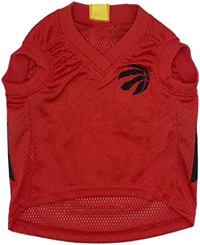 Pets First NBA Toronto Raptors Dog Jersey, Large - Tank Top Basketball Pet Jersey (RAP-4047-LG)