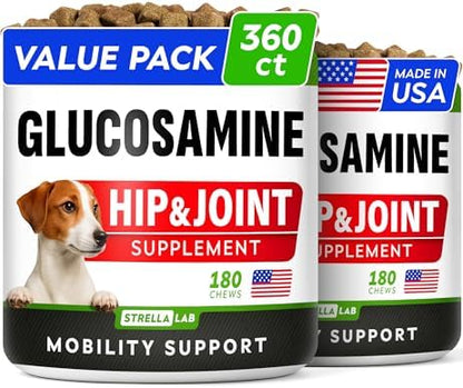 Advanced Glucosamine for Dogs, Chondroitin & MSM Hip Joint Supplement Chews