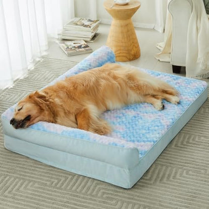 BFPETHOME Orthopedic Washable Dog Bed, Sleeping Couch for Large Senior Dogs