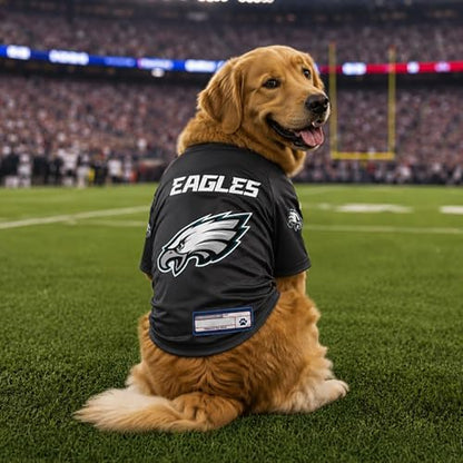 Littlearth NFL Philadelphia Eagles Stretch Pet Jersey, Team Color, Small