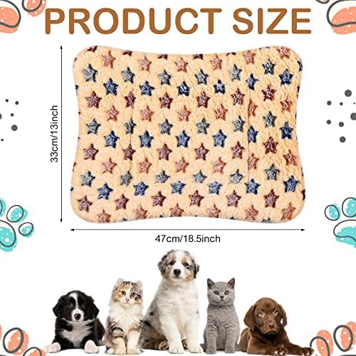 Tuanse 4 Pack Guinea Pig Bed Mat Bedding, Little Star, 13 x 19 Inch