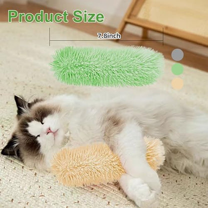 Rishoesu 3 Pcs Interactive Cat Toys Cat Pillows, Soft and Durable Crinkle Sound Catnip Toys, for Indoor Cats Funny Kitten Toys Exercise