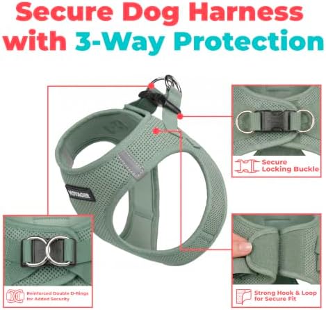 Voyager Step-in Air Dog Vest Harness - Moss Green, XX-Small