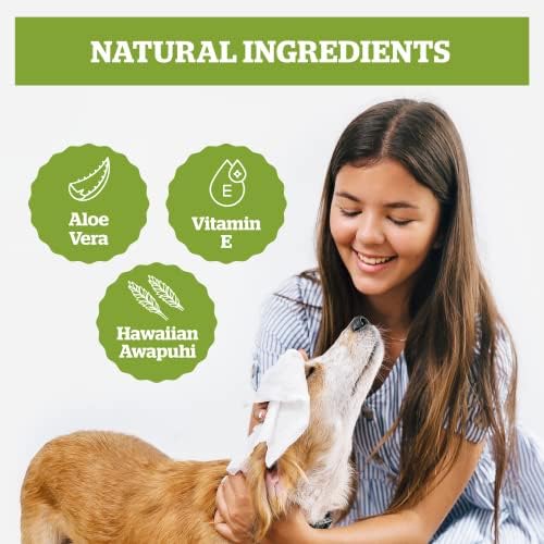 Pogi’s Dog Wipes – Hypoallergenic Pet Wipes for Paws, Body & Butt – Cleaning & Hydrating, Fragrance Free, 400 Count (Pack of 2)