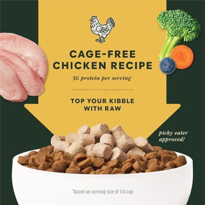 Instinct Freeze Dried Mixers, Dog Food Toppers, Chicken, 6 oz. Bag