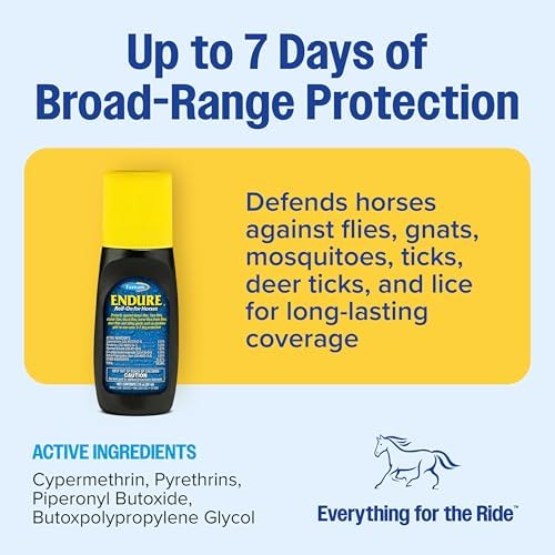 Farnam Endure Roll-On Fly Repellent for Horses, for Sensitive Areas, 3 oz