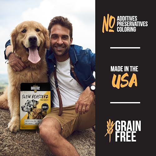 Grillerz Pork Nuggets Dog Chews 1lb Single-Ingredient