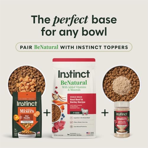 Instinct BeNatural Dry Dog Food, Whole Grain, Beef & Barley, 4.5 lb.