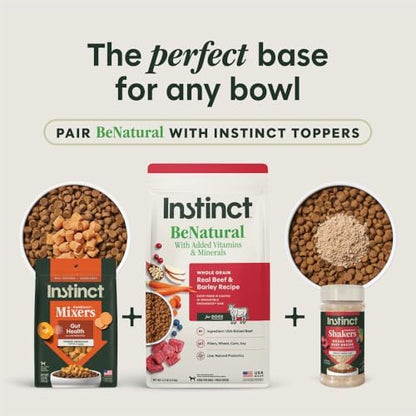 Instinct BeNatural Dry Dog Food, Whole Grain, Beef & Barley, 4.5 lb.