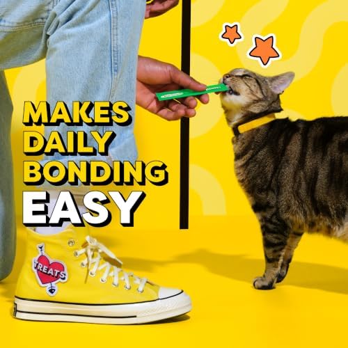 Temptations Creamy Puree Lickable Cat Treats, Seafood Medley, 4 Count, 11pk