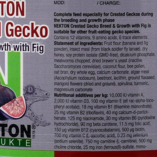 Nekton Crested Gecko Fig for Growth and Breeding 100g (3.53oz)