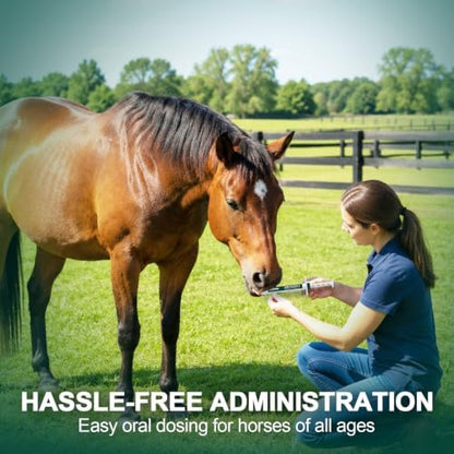 3 Pack (omeprazole) Oral Paste Syringe (6.15 gm) for Horses,Apple Flavor
