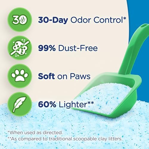 Ultra by Cat's Pride Fresh Scent Micro Crystals, Soft on Paws Litter, 15lb