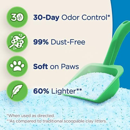Ultra by Cat's Pride Fresh Scent Micro Crystals, Soft on Paws Litter, 15lb