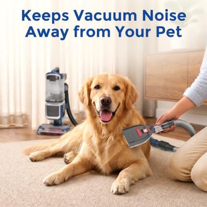 Dog Hair Grooming Brush Vacuum Attachment for 1" to 1-3/4" Various Size Vacuum Cleaners, Pet Shedding Tool with Extension Hose, Adapter and Storage Bag