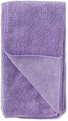 Bone Dry Pet Grooming, Embroidered Microfiber Towel Drying Collection, 15x30, Lavender