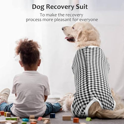 Kuoser Surgical Recovery Suit for Dogs Cats, E-Collar Alternative