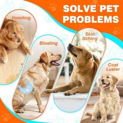 Probiotics for Dogs Dog Probiotics for Digestive Health Probiotic for Dogs Gut Health Itchy Skin Dog Probiotics for Diarrhea Dog Constipation Relief Gas for Dogs Immune Support Chicken Flavor 90ct