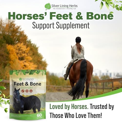 Silver Lining Herbs Feet & Bone Horse Hoof Supplements, Tendons
