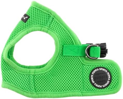 PUPPIA International Harness Soft B Vest, X-Small, Green