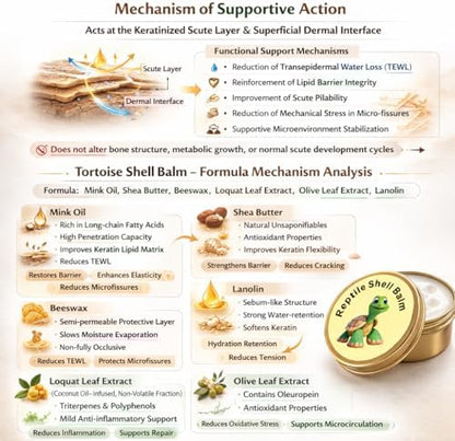 2.6 Oz Tortoise Shell Balm – Professional Dry, Cracked & Dull Shell Care Ointment & Conditioner for Sulcata, Russian & Hermann Tortoises – Natural Wax & Lanolin Formula