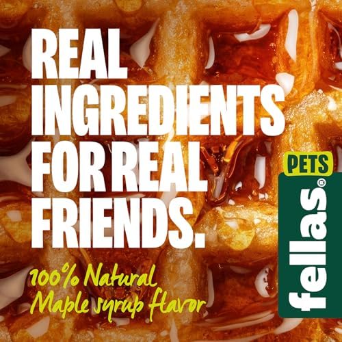 Pig Ear Strips Dog Treats, Breathtaking Maple Syrup Flavor, 100% Natural, Fully Digestible, Rich in Protein & Omega Fatty Acids, Rawhide Free, Odor Free, Incredibly Crispy. (8 Oz)