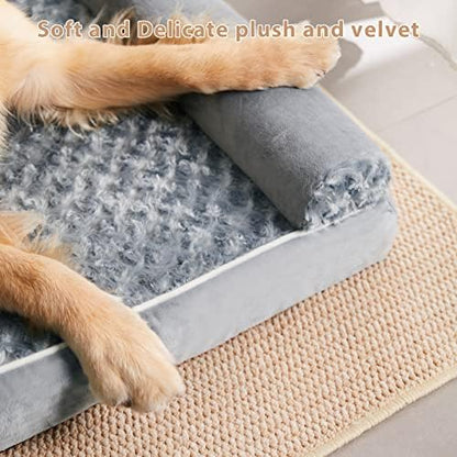 BFPETHOME Orthopedic Washable XXL Dog Bed for Senior Dog Cozy Sleep