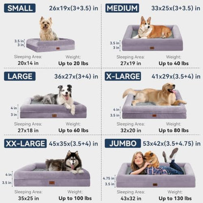 Orthopedic Dog Bed Waterproof Pet Sofa for Large Sized Dogs