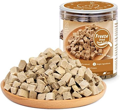 Freeze Dried Cat & Dog Treats, Healthy Duck Cube Weight Control 4.6 Ounce