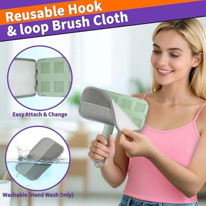Pet Hair Removal Tool, Reusable Lint Brush for Multi-Fabric Edge