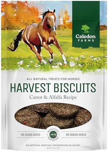 Caledon Farms Harvest Biscuits - Carrot & Alfalfa Recipe Horse Treats 32oz