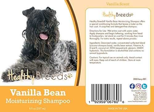 Healthy Breeds Kerry Blue Terrier Vanilla Bean Moisturizing Shampoo 8 oz