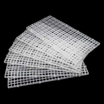24 Pcs Aquarium Fish Tank Divider Plastic Egg Crate, S