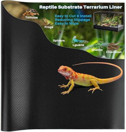 MAQIHAN Reptile Mat for Bearded Dragon Tanks - 6.5 FT Bearded Dragon Carpet