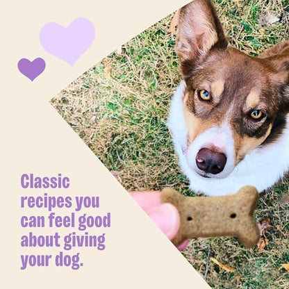 Wellness Old Mother Hubbard Classic Just Vegg'n Dog Biscuits, Natural Training Treats, Sweet Potato, Oats, Apple and Carrot Flavor, Small Size, 3.3 lb Bag